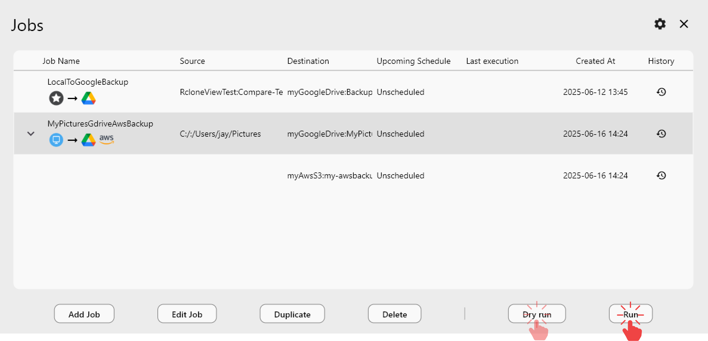 Job configuration and parameter tuning
