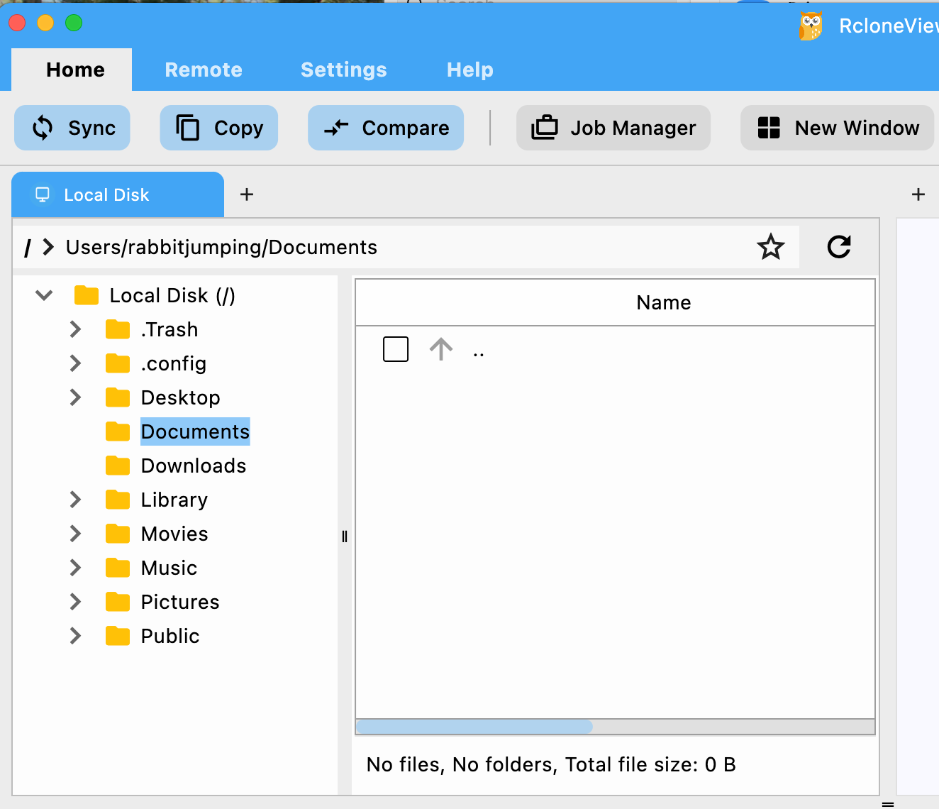 empth folder by dont allow