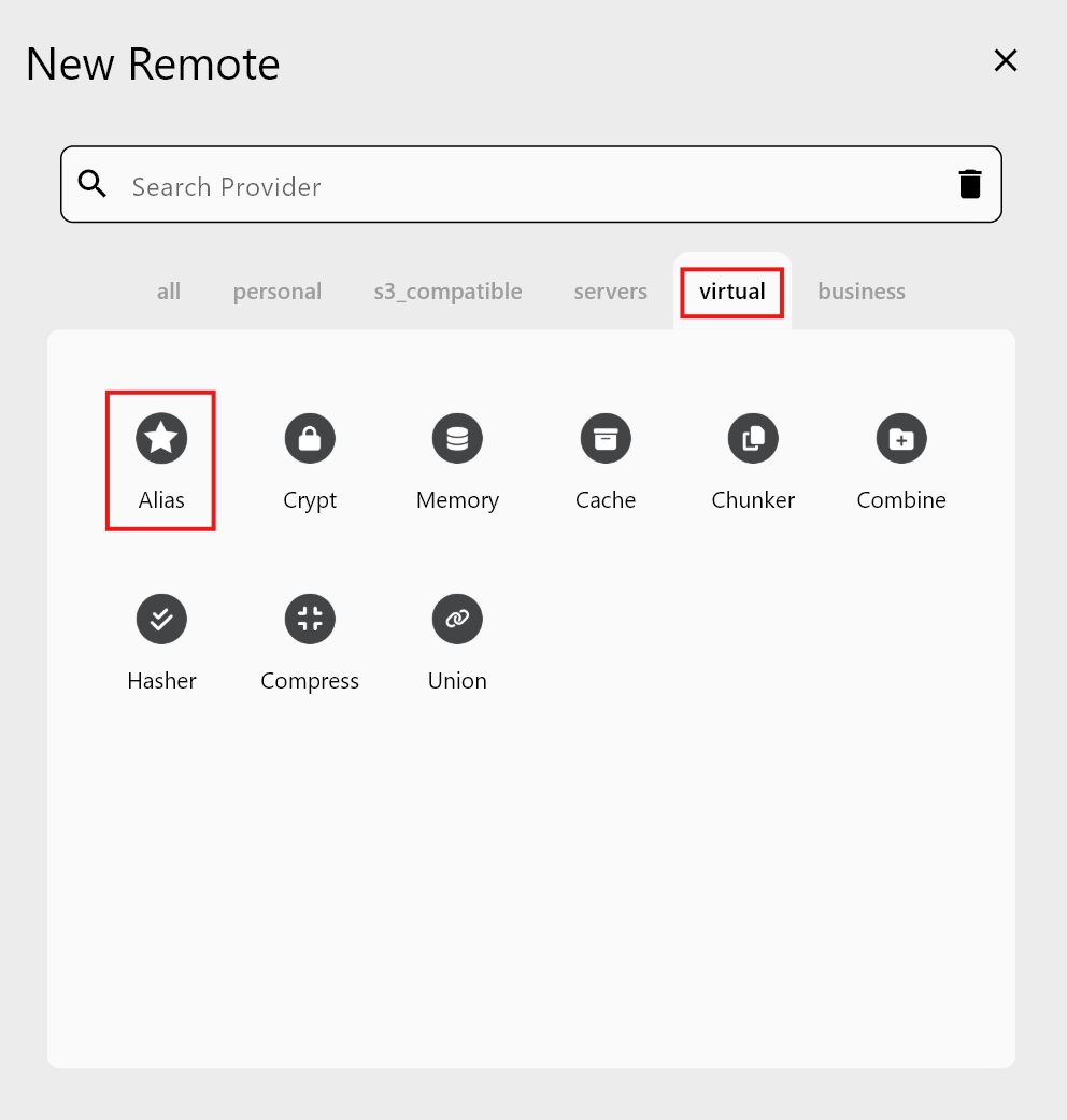 Add alias remote