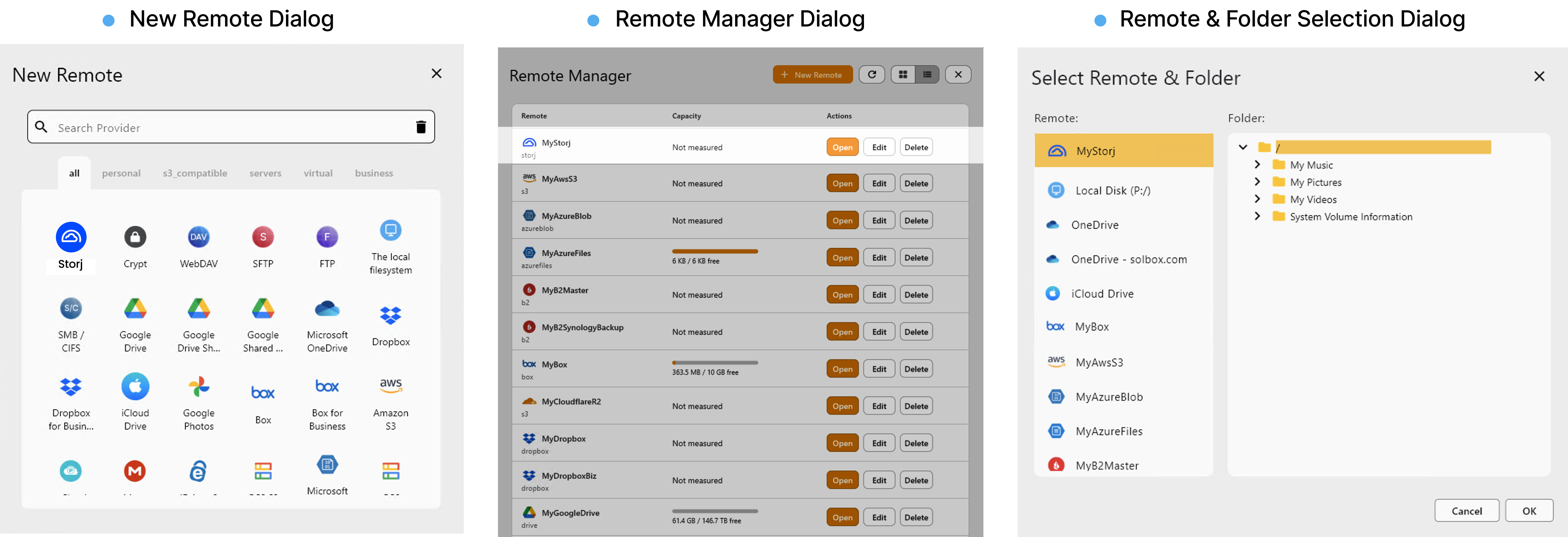 storj first in management dialog
