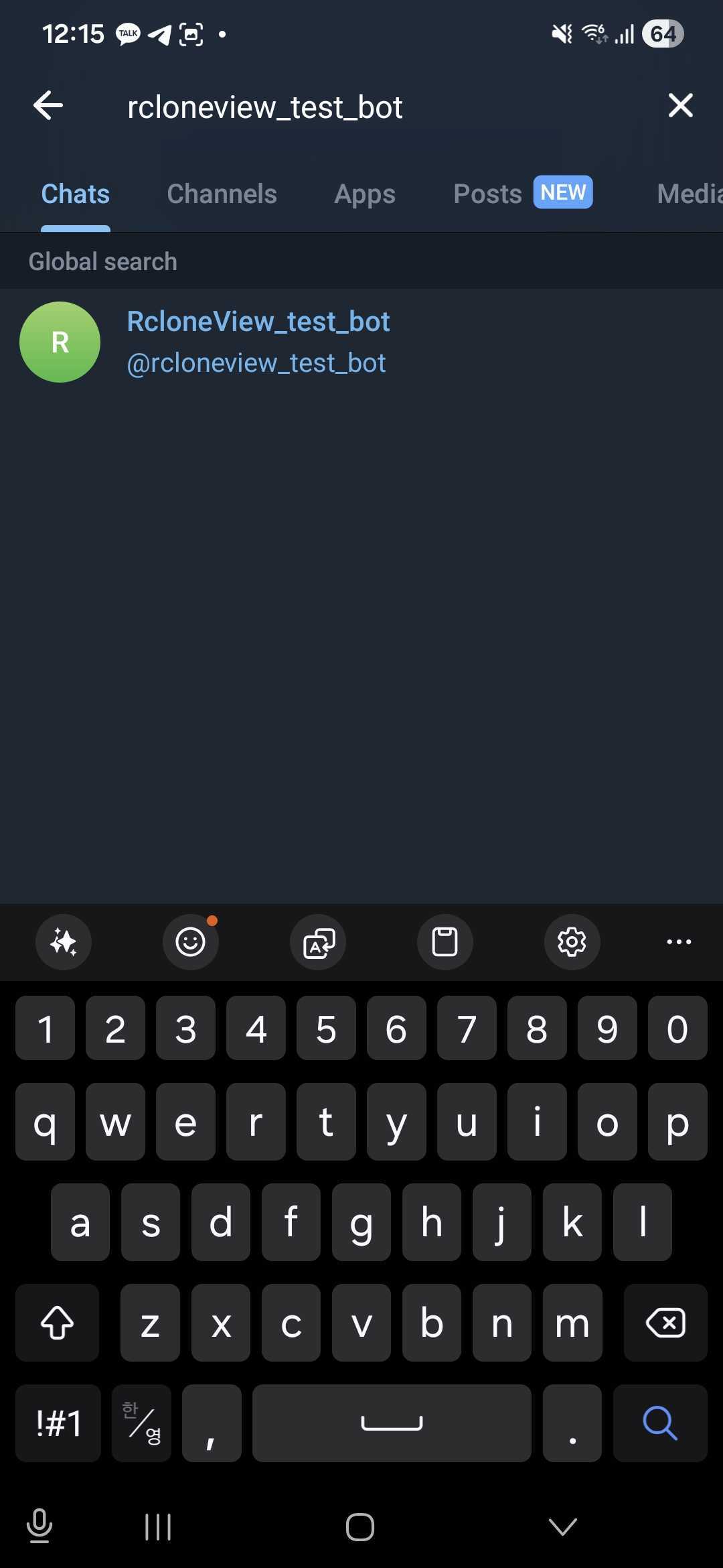 telegram search my bot