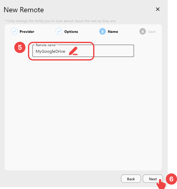 add google drive step3